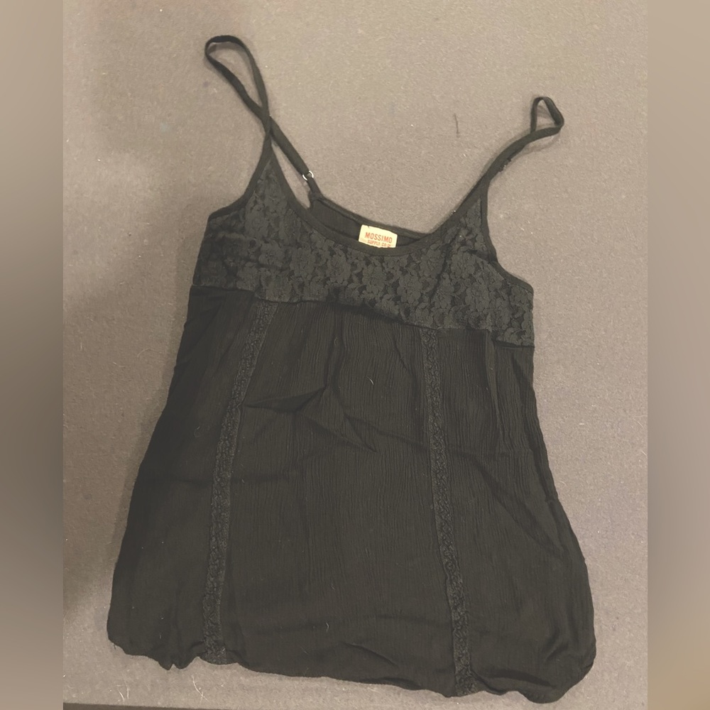 Black tank top